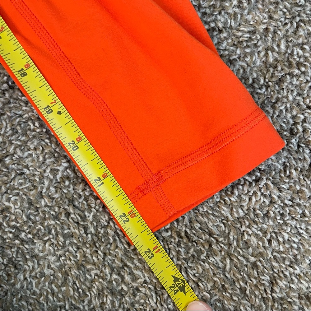 Lululemon Align High Rise Crop 23” Leggings Orange Women’s Size 2 Soft Buttery - Picture 7 of 7